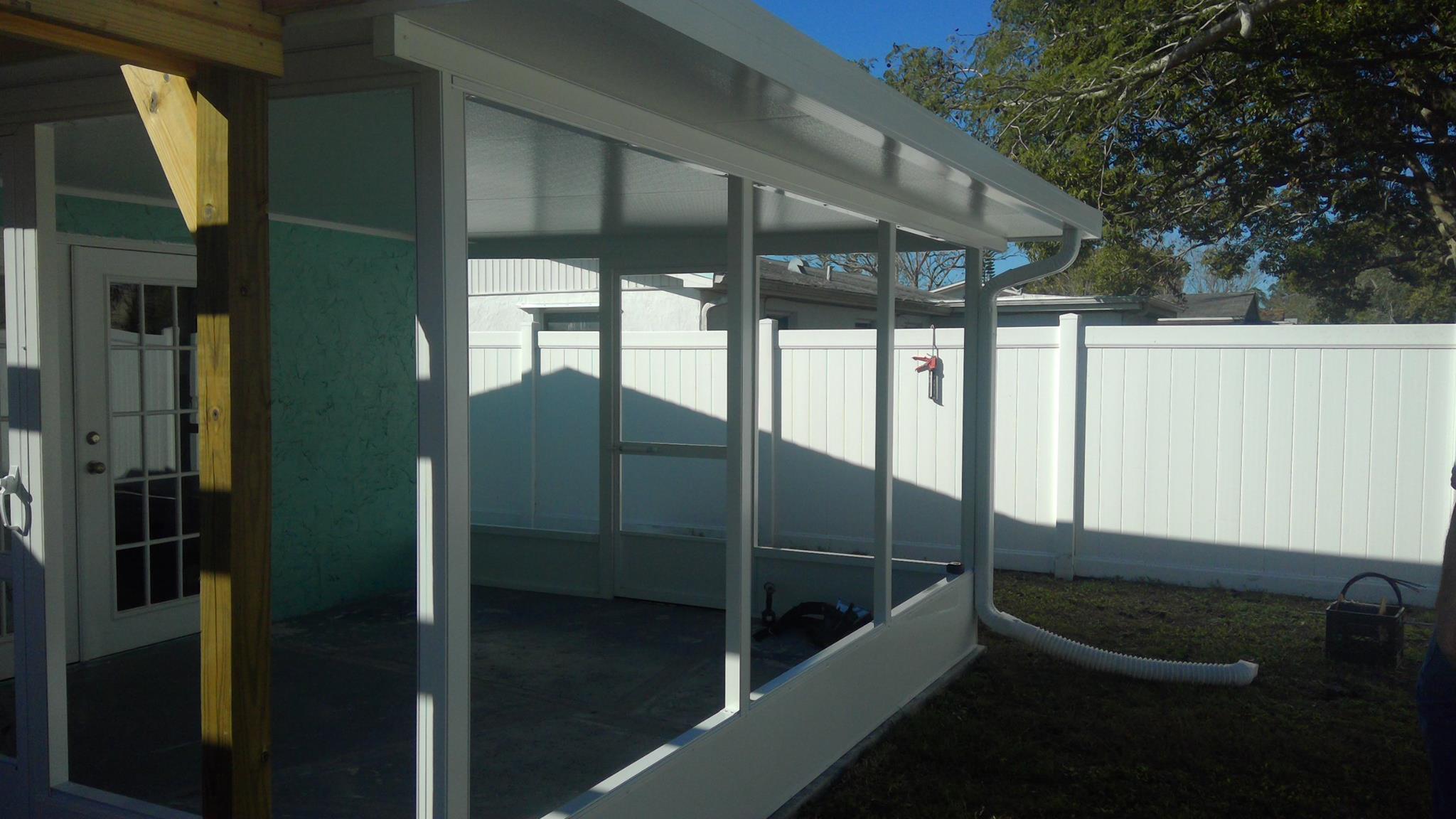 Aluminum patio cover and carport